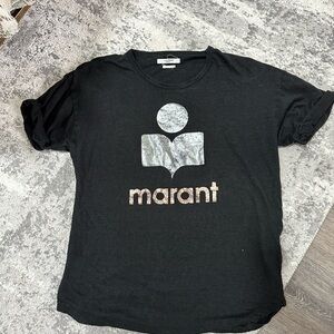 Isabel Marant Black Short Sleeve Tee